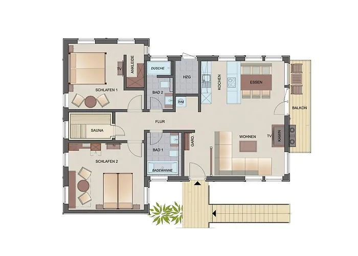 Appartamento Typ D2 - North Shore Pelzerhaken